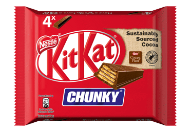 Вафельный батончик KITKAT CHUNKY, 160 г