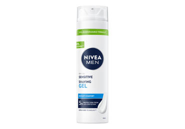 Vyriška skutimosi želė NIVEA MEN SENSITIVE jautriai odai, 200 ml