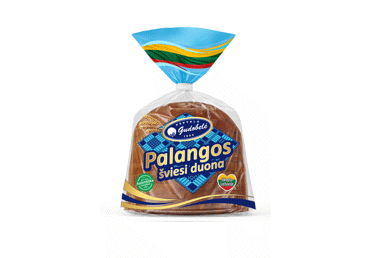 Šviesi ruginė raikyta PALANGOS duona, 340 g