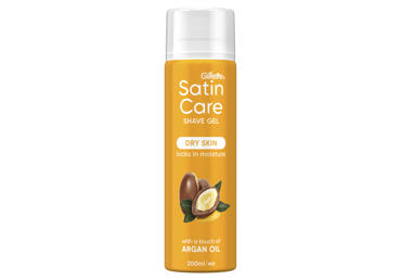 Гель для бритья SATIN CARE с аргановым маслом, 200 мл