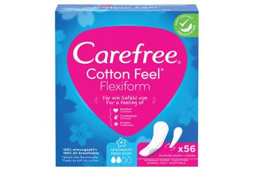 Higieniniai įklotai CAREFREE FLEXI FRESH, 56 vnt.