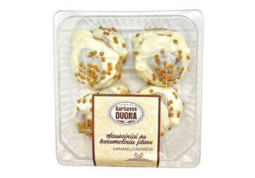 Печенье GARLIAVOS DUONOS с карамельной начинкой, 300 г