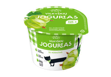 Jogurtas su agrastais VILVI, 3,6 % rieb., 200 g