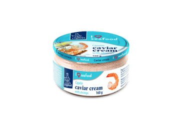 ZIGMO užtepėlė su ikrais ir krevetėmis, 160 g