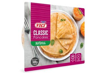 Frozen VIČI pancakes, savory, 500 g