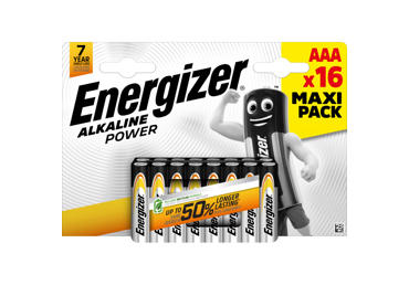 Elementai ENERGIZER Alk Power AAA 16vnt