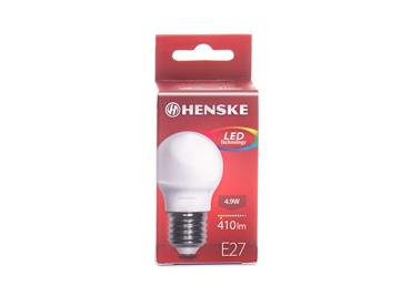 LED lemputė G45 E27 4,9W 430lm HENSKE