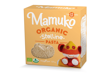 Ekologiški MAMUKO makaronai STELLINI PASTA, nuo 12 mėn., 320 g