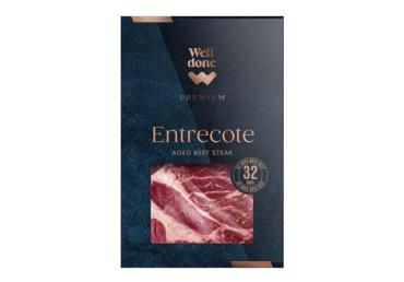 Dry aged beef entrecote steak WELL DONE PREMIUM, 220 g