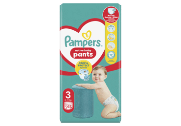 Sauskelnės-kelnaitės PAMPERS Pants, Jumbo Pack, 3 dydis, 62 vnt.