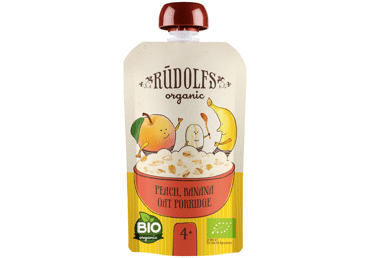 Ekologiška avižinė košė RŪDOLFS be glitimo, 4+ mėn., 110 g