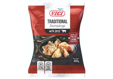 Šaldyti koldūnai VIČI su jautiena TRADITIONAL, 400 g