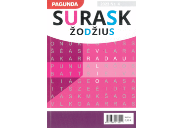 Žurnalas PAGUNDA. SURASK ŽODŽIUS, 1 vnt.