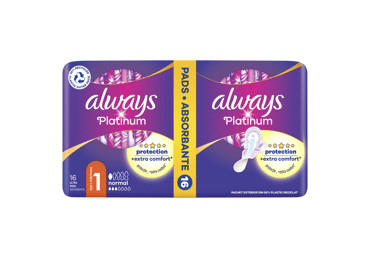 Higieniniai paketai ALWAYS Platinum Normal, S1, 16vnt.
