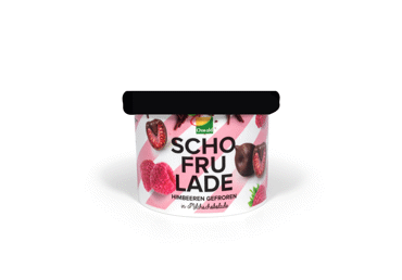 Šaldytos avietės šokolade SCHO FRU LADE, 130 g