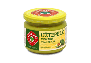 KKF avokadų užtepėlė (gvakamolė), 280 g