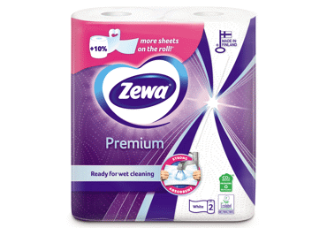Popieriniai rankšluosčiai ZEWA Premium KLASSIK, 2 sluoksnių, 2 vnt.