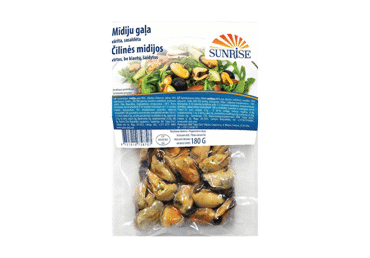 Šaldytos virtos čilinės midijos SUNRISE be kiautų, 180 g