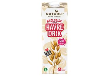 Organic oat drink NATURLI', 1 l