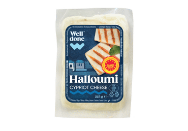 Baked haloumi WELL DONE, 43% fat, 225 g