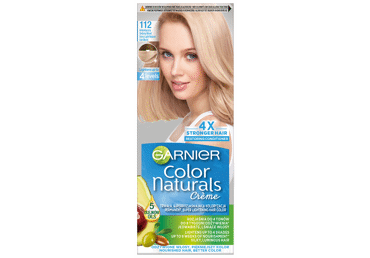 Garnier Color Naturals 112, antarktinė sidabrinė blondinė. 