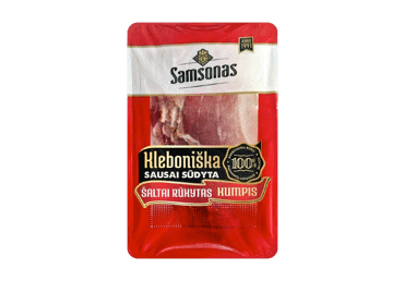 Холоднокопченые ломтики ветчины KLEBONIŠKO, a. r., 100 г