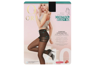 Moteriškos pėdkelnės ORI Control Body40, NERO, 3 dydis,