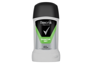 Vyriškas pieštukinis dezodorantas REXONA QUANTUM DRY, 50 ml