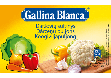 Daržovių sultinys GALLINA BLANCA (8x10 g), 80 g