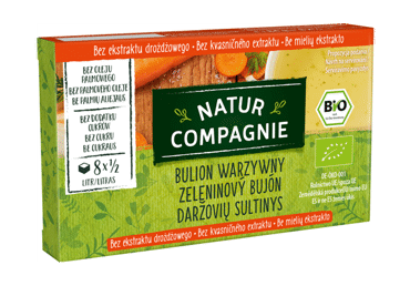 Organic vegetable broth NATUR COMPAGNIE without yeast, 80 g