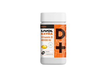 LIVOL EXTRA Vitamin D 4000 IU, 120 capsules