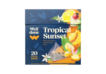 Red tea with exotic fruits WELL DONE, 40 g
