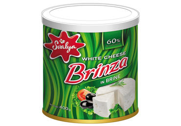 Soft cheese in brine BRINZA SVALIA, 60% fat, 400 g