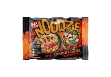Быстрорастворимый острый рамен SUN YAN Noodzie Курица и Сыр, 120 г