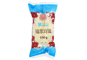 Pupelių MUNG siūliniai makaronai LONGKOU, 100 g