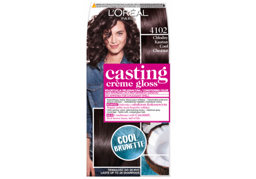 Plaukų dažai L'OREAL CASTING CREME GLOSS, Nr. 4102, 1 vnt.