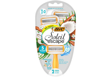 Moteriški vienkartiniai skustukai BIC SOLEIL ESCAPE COCO, 2 vnt.
