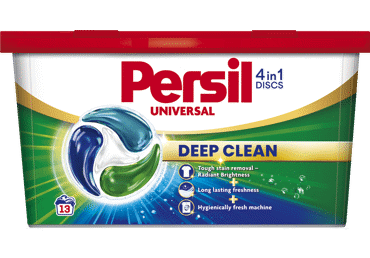 Skalbiamosios kapsulės PERSIL DISCS UNIVERSAL, 13 skalb., 13 vnt.
