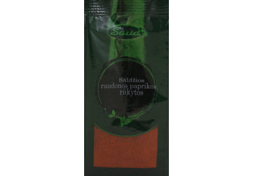 Saldžios rūkytos raudonosios paprikos SAUDA, 60 g