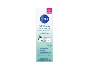 NIVEA® DERMA SKIN CLEAR naktinis šveitiklis į bėrimus linkusiai odai, 40 ml