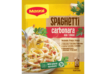 Makaronų ruošinys MAGGI CARBONARA, 30 g