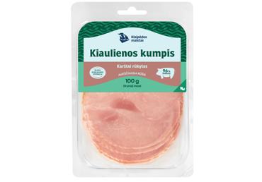 Karštai rūkytas KLAIPĖDOS kiaulienos kumpis, a. r., 100 g