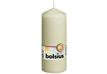 Cilindrinė žvakė BOLSIUS, 6 x 15 cm, 1 vnt.