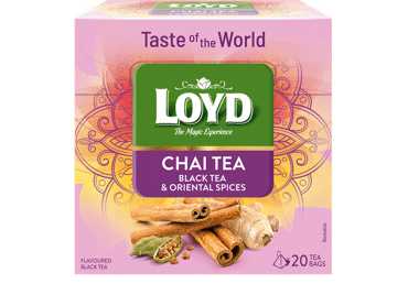 Aromatizuota juodoji LOYD arbata CHAI, 36 g