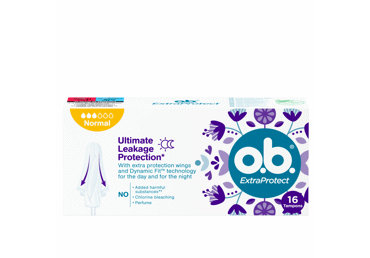Higieniniai tamponai O.B. PRO COMFORT EXTRA PROTECT NORMAL, 16 vnt.
