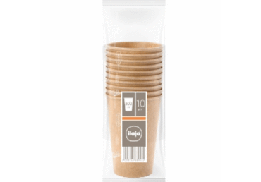 Vienkartiniai puodeliai ILAJA CRAFT, 300ml,10vnt