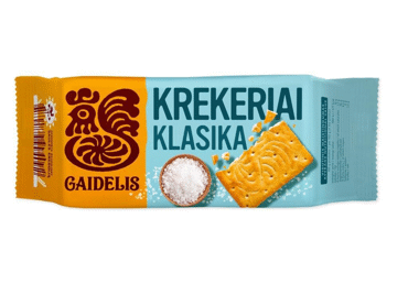 Classic Crackers GAIDELIS, 70 g