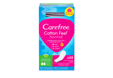Higieniniai įklotai CAREFREE ALOE, 20 vnt.