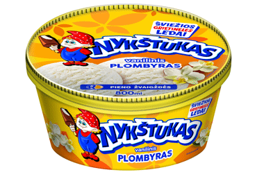 Ванильное мороженое NYKŠTUKAS, 400 г