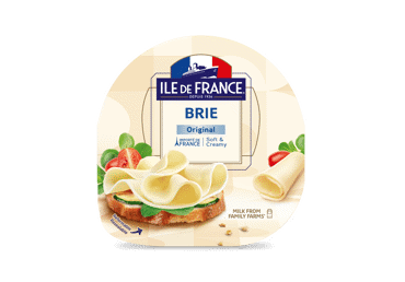 Бри сыр ILE DE FRANCE (ломтики), 60% жира, 150 г